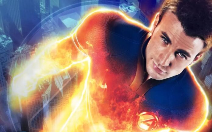 Chris Evans trong vai Human Torch